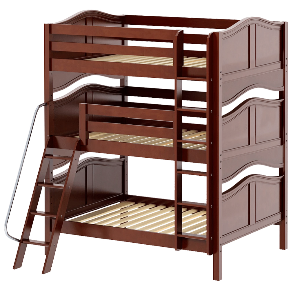 Maxtrix Full Triple Bunk Bed With Straight Ladder 16 Maxtrix Full Triple Bunk Bed With Straight Ladder - Image 14