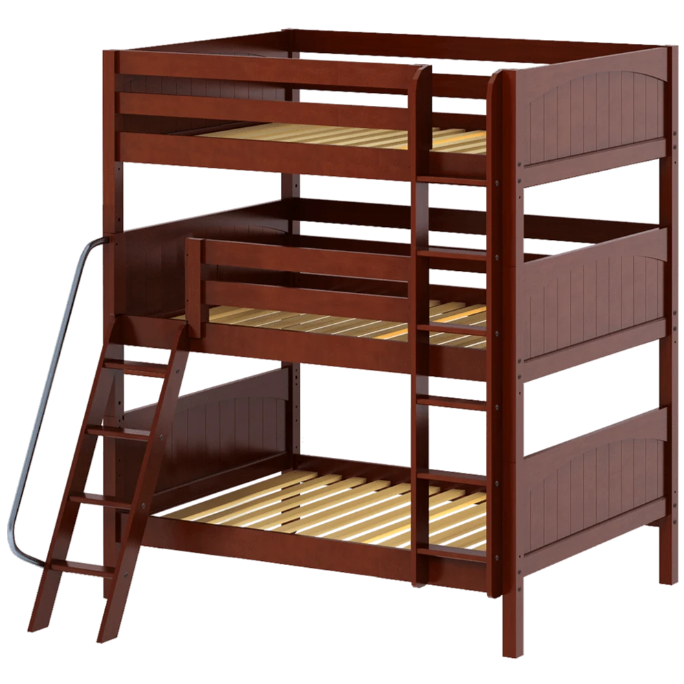 Maxtrix Full Triple Bunk Bed With Straight Ladder 17 Maxtrix Full Triple Bunk Bed With Straight Ladder - Image 15
