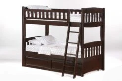 Night & Day Cinnamon Twin Twin Bunk Bed 9 Night & Day Cinnamon Twin Twin Bunk Bed -Babyletto Store Cinnamon Twin Twin Bunk Dark Chocolate w Trundle closed 2048x1362 1