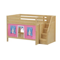 Maxtrix Full Low Bunk Bed With Stairs + Curtain 28 Maxtrix Full Low Bunk Bed With Stairs + Curtain -Babyletto Store DAPPER28 NP 6abce5f1 b79f 4847 9898 a3786ce4a6d2