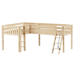 Maxtrix Twin Low Corner Loft Bed -Babyletto Store DOUBLE NS cd833f1e 23b6 4973 9c45 dc7a2b41f7d8