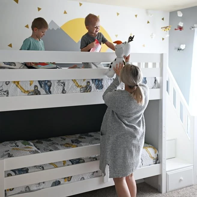 Maxtrix Twin Medium Bunk Bed With Stairs 16 Maxtrix Twin Medium Bunk Bed With Stairs - Image 14