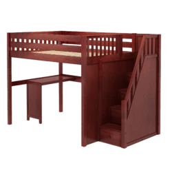 Maxtrix Full XL High Loft Bed With Stairs + Corner Desk 7 Maxtrix Full XL High Loft Bed With Stairs + Corner Desk -Babyletto Store ENORMOUS 15 CS aea6dfa3 48ee 412d 9ec5 7edbee74d941