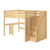 Maxtrix Full XL High Loft Bed With Stairs + Corner Desk 2 Maxtrix Full XL High Loft Bed With Stairs + Corner Desk -Babyletto Store ENORMOUS 15 XL NS LEFT 2