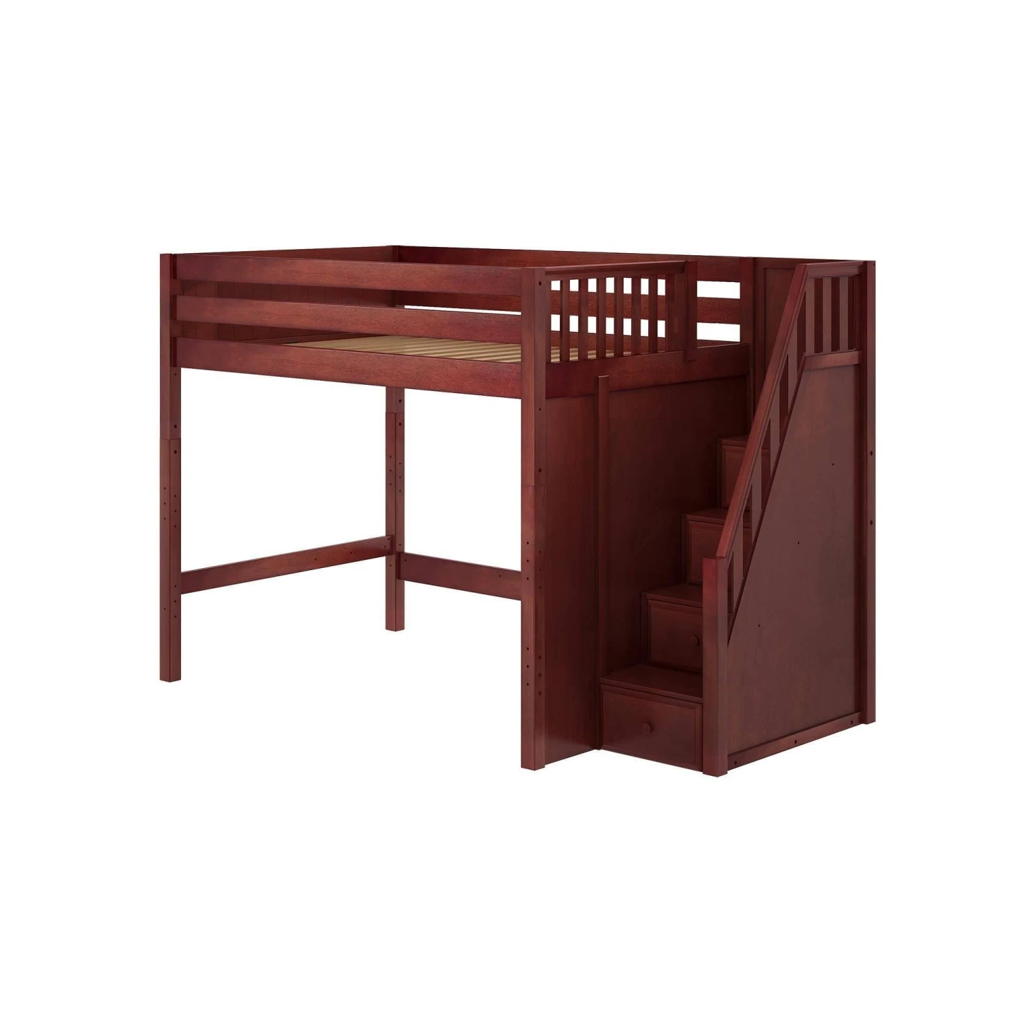 Maxtrix Full High Loft Bed With Stairs 6 Maxtrix Full High Loft Bed With Stairs - Image 4