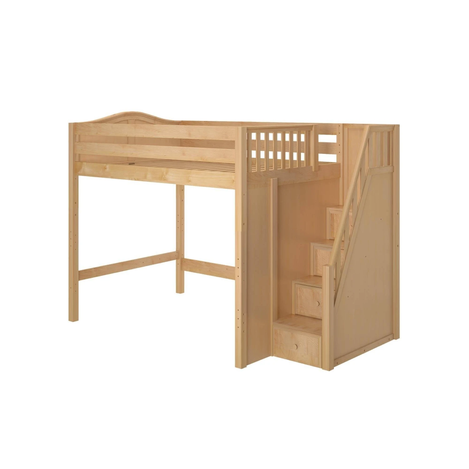 Maxtrix Full High Loft Bed With Stairs 8 Maxtrix Full High Loft Bed With Stairs - Image 6