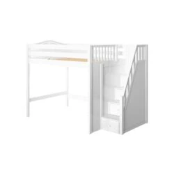 Maxtrix Full High Loft Bed With Stairs 13 Maxtrix Full High Loft Bed With Stairs -Babyletto Store ENORMOUS WC