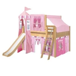 Maxtrix Full Low Loft Bed With Angled Ladder, Curtain, Top Tent, Tower + Slide 35 Maxtrix Full Low Loft Bed With Angled Ladder, Curtain, Top Tent, Tower + Slide -Babyletto Store FANTASTIC64 NC e440307d eefc 48d2 ad4f 05c4bad4d195
