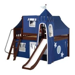 Maxtrix Full Low Loft Bed With Angled Ladder, Curtain, Top Tent, Tower + Slide 24 Maxtrix Full Low Loft Bed With Angled Ladder, Curtain, Top Tent, Tower + Slide -Babyletto Store FANTASTIC 22 CS 8ba0ab6c bda1 4fd8 8017 c4e7639977bc