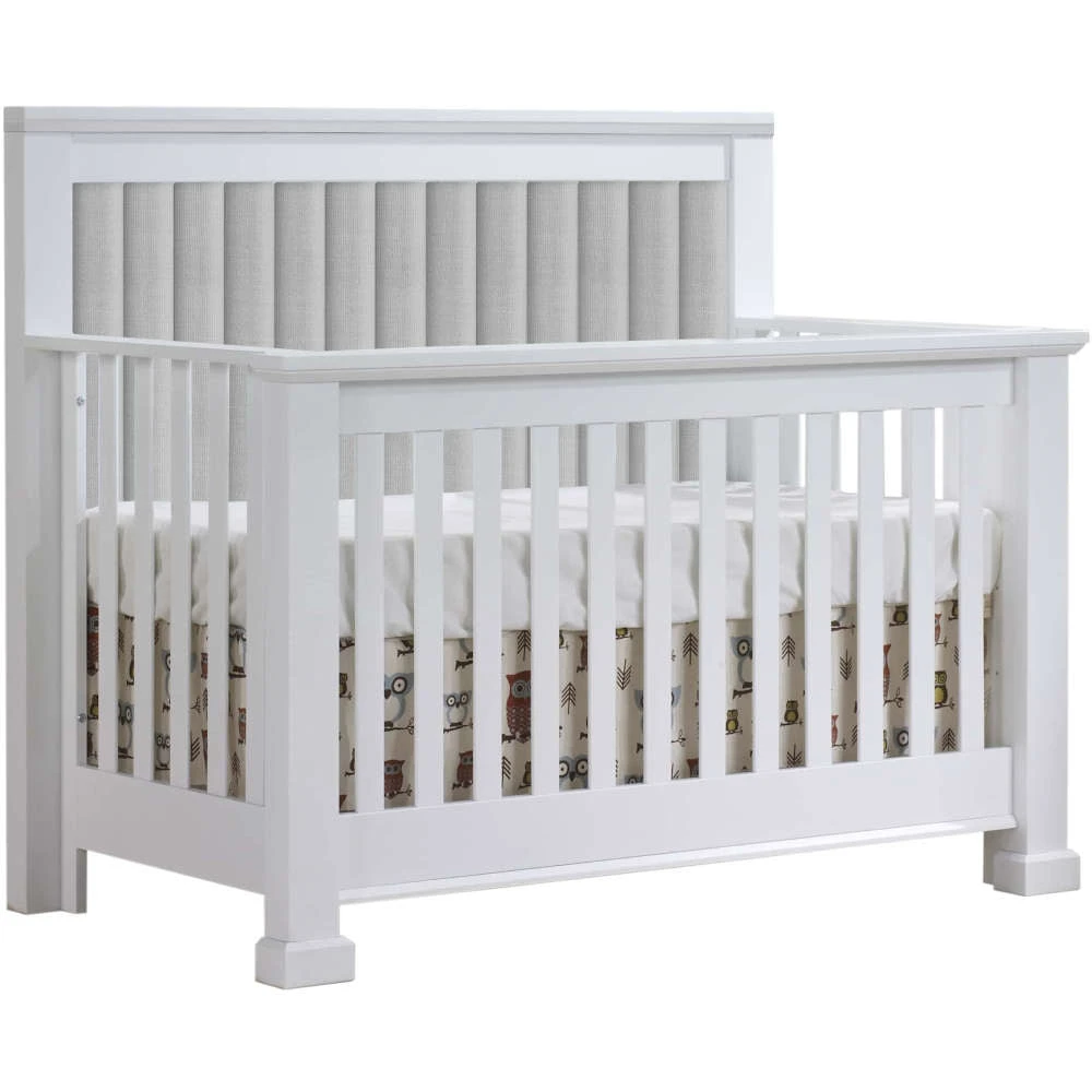 Natart Taylor ''5-in-1'' Convertible Crib With Upholstered Panel 4 Natart Taylor ''5-in-1'' Convertible Crib With Upholstered Panel - Image 2