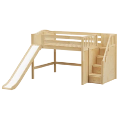 Maxtrix Full Mid Loft Bed With Stairs + Slide 15 Maxtrix Full Mid Loft Bed With Stairs + Slide -Babyletto Store FINE NC 8756ca78 6ff3 49f2 b16f f8a2aa02e02d