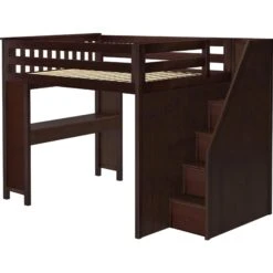 Jackpot Deluxe Fulham Full Size Loft With Staircase + Desk 13 Jackpot Deluxe Fulham Full Size Loft With Staircase + Desk -Babyletto Store FulhamEspressoLeft 1 5bcfadd8 7a9a 41f2 9cc1 49e4b3e7920d