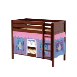 Maxtrix Twin Medium Bunk Bed With Straight Ladder + Curtain -Babyletto Store GETIT27 CP 98f0b0a0 fd07 4da2 9e2e 2655e531af85
