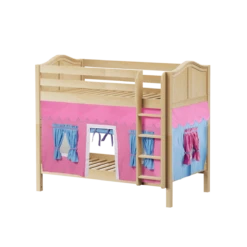 Maxtrix Twin Medium Bunk Bed With Straight Ladder + Curtain -Babyletto Store GETIT28 NC 82f6d22f a17c 42f7 af1d 5807fac1cf4e