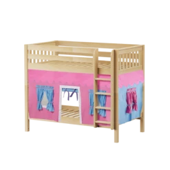 Maxtrix Twin Medium Bunk Bed With Straight Ladder + Curtain -Babyletto Store GETIT28 NS 0136123d 4cfb 421c 8238 581f5e838833
