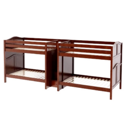 Maxtrix Full High Quadruple Bunk Bed With Stairs 14 Maxtrix Full High Quadruple Bunk Bed With Stairs -Babyletto Store GIGA CC