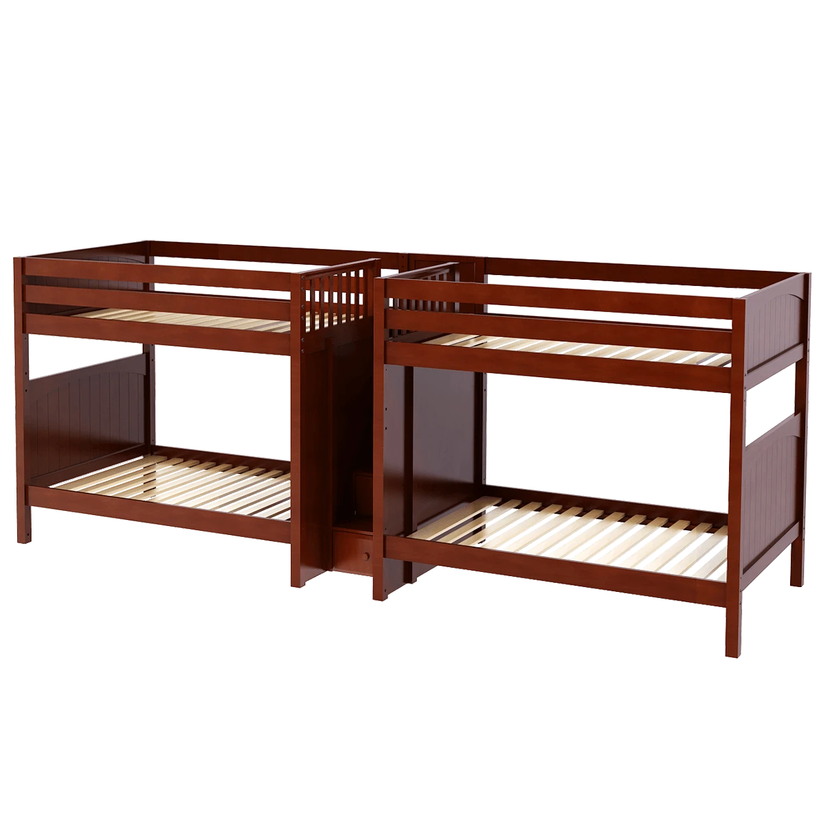 Maxtrix Full High Quadruple Bunk Bed With Stairs 9 Maxtrix Full High Quadruple Bunk Bed With Stairs - Image 7