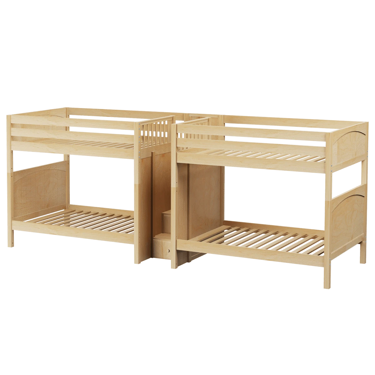 Maxtrix Full High Quadruple Bunk Bed With Stairs 7 Maxtrix Full High Quadruple Bunk Bed With Stairs - Image 5