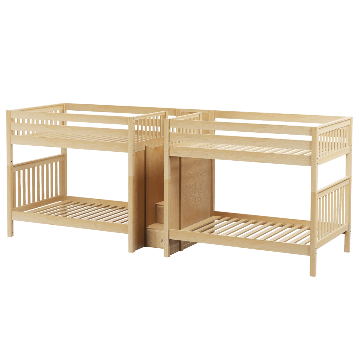 Maxtrix Full High Quadruple Bunk Bed With Stairs 8 Maxtrix Full High Quadruple Bunk Bed With Stairs - Image 6