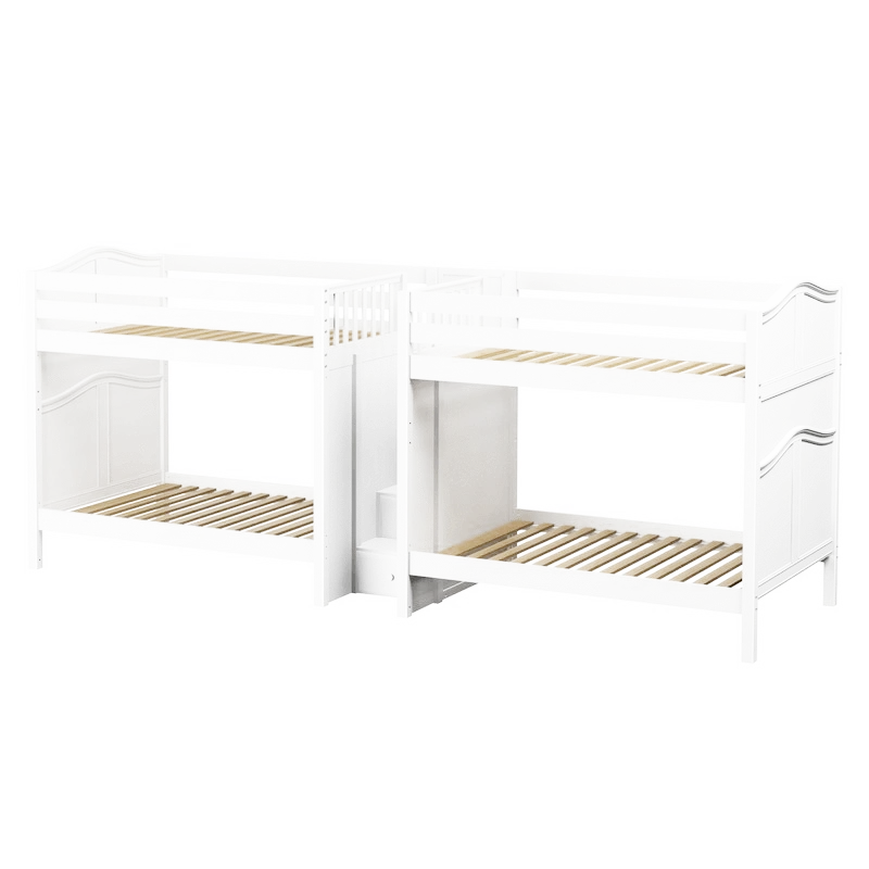 Maxtrix Full High Quadruple Bunk Bed With Stairs 10 Maxtrix Full High Quadruple Bunk Bed With Stairs - Image 8