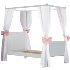 Maxtrix Twin Poster Bed With Corner Fabric 6 Maxtrix Twin Poster Bed With Corner Fabric -Babyletto Store GOLDILOCKS5 WP