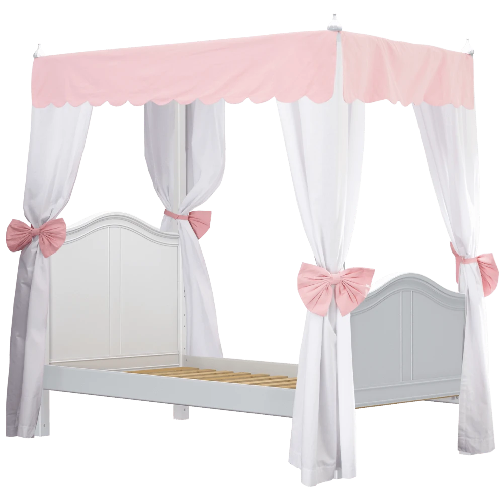 Maxtrix Twin Poster Bed With Canopy 3 Maxtrix Twin Poster Bed With Canopy