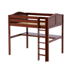 Maxtrix Full High Loft Bed With Straight Ladder + Desk -Babyletto Store GRAND1 CC