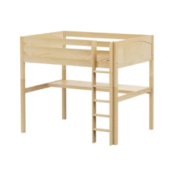 Maxtrix Full High Loft Bed With Straight Ladder + Desk -Babyletto Store GRAND1 NP