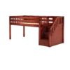 Maxtrix Twin Low Loft Bed With Stairs 2 Maxtrix Twin Low Loft Bed With Stairs -Babyletto Store GREAT CS