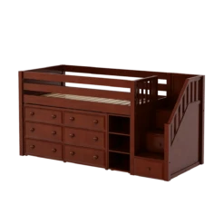 Maxtrix Twin Low Loft Bed With Stairs + Storage -Babyletto Store GREAT1 CP 7a7b83e5 5b9c 45f4 b4a1 465e1fd3561f