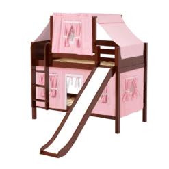 Maxtrix Twin Low Bunk Bed With Straight Ladder, Curtain, Top Tent + Slide 36 Maxtrix Twin Low Bunk Bed With Straight Ladder, Curtain, Top Tent + Slide -Babyletto Store GRIN23 CP 244ac3e2 4772 4b4b bea5 4e0f3e0c6ebb
