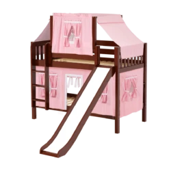 Maxtrix Twin Low Bunk Bed With Straight Ladder, Curtain, Top Tent + Slide 37 Maxtrix Twin Low Bunk Bed With Straight Ladder, Curtain, Top Tent + Slide -Babyletto Store GRIN23 CS 2201f7ee 8c41 4b74 996c 6b56fc3eeb42