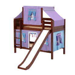 Maxtrix Twin Low Bunk Bed With Straight Ladder, Curtain, Top Tent + Slide 24 Maxtrix Twin Low Bunk Bed With Straight Ladder, Curtain, Top Tent + Slide -Babyletto Store GRIN27 CP 2a4dc770 5a39 4a98 9e8b 5d55962dfb12