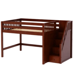Maxtrix Full Mid Loft Bed With Stairs -Babyletto Store HIT CS c1e8d47a 01d9 4e5d 8f8a 237004151f06