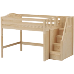 Maxtrix Full Mid Loft Bed With Stairs -Babyletto Store HIT NC 8a273bee 0a99 46c6 90da ff9776e6ad65