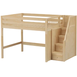 Maxtrix Full Mid Loft Bed With Stairs -Babyletto Store HIT NP 24a2e2cb 7115 47b0 95d8 bd3ca765c989