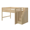 Maxtrix Full XL Mid Loft Bed With Stairs 1 Maxtrix Full XL Mid Loft Bed With Stairs -Babyletto Store HIT XL NS bbeca374 7386 4ad5 adc9 1cabad25ee3f