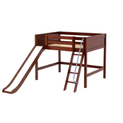 Maxtrix Full Mid Loft Bed With Slide 38 Maxtrix Full Mid Loft Bed With Slide -Babyletto Store HONEY CP a32318c9 d89d 4313 bee4 02b750103fe0