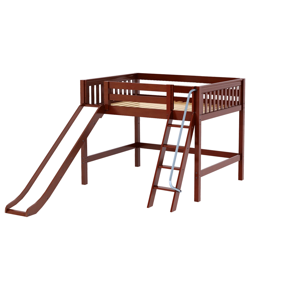 Maxtrix Full Mid Loft Bed With Slide 18 Maxtrix Full Mid Loft Bed With Slide - Image 16