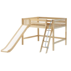 Maxtrix Full Mid Loft Bed With Slide 37 Maxtrix Full Mid Loft Bed With Slide -Babyletto Store HONEY NS c7daf639 6810 4ddf 9292 331ae2432752