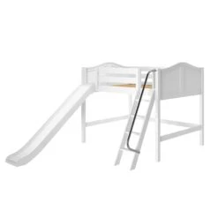 Maxtrix Full Mid Loft Bed With Slide 32 Maxtrix Full Mid Loft Bed With Slide -Babyletto Store HONEY WC