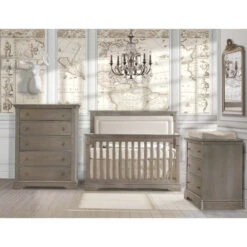 Natart Ithaca "5-in-1'' Convertible Crib With Upholstered Panel 15 Natart Ithaca "5-in-1'' Convertible Crib With Upholstered Panel -Babyletto Store Ithaca Collection Baby Room in Owl dc44a5db 953e 4a98 a2b9 b06a89f8f1e8