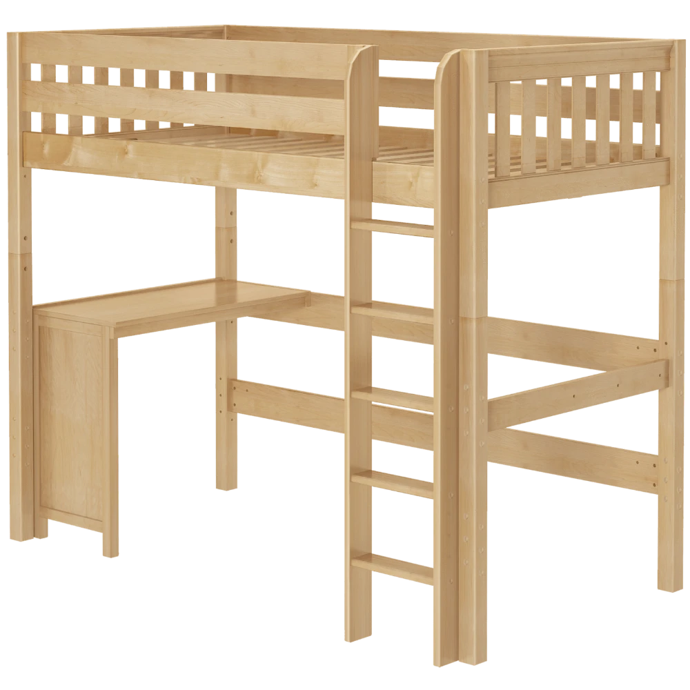 Maxtrix Twin XL High Loft Bed + Corner Desk 4 Maxtrix Twin XL High Loft Bed + Corner Desk - Image 2