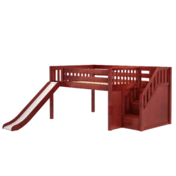 Maxtrix Full Low Loft Bed With Stairs + Slide 18 Maxtrix Full Low Loft Bed With Stairs + Slide -Babyletto Store KAPOW CS 1d356a41 3249 418c afb0 9689c31137b5