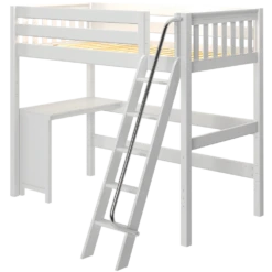 Maxtrix Twin XL High Loft Bed + Corner Desk 11 Maxtrix Twin XL High Loft Bed + Corner Desk -Babyletto Store KNOCKOUT15 XL WS LEFT 2