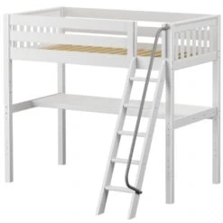 Maxtrix Twin XL High Loft Bed With Angle Ladder + Desk 12 Maxtrix Twin XL High Loft Bed With Angle Ladder + Desk -Babyletto Store KNOCKOUT 1 WS
