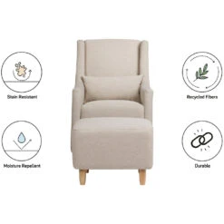 Babyletto Toco Swivel Glider + Stationary Ottoman 38 Babyletto Toco Swivel Glider + Stationary Ottoman -Babyletto Store M11287PBEW White Background 02