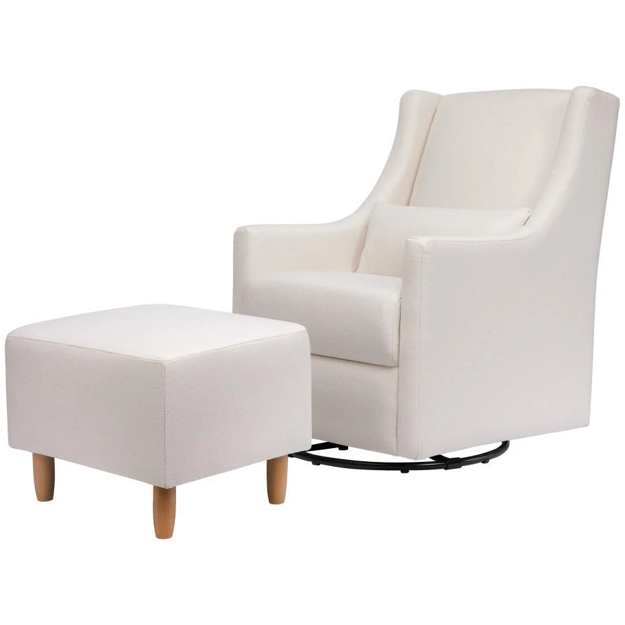Babyletto Toco Swivel Glider + Stationary Ottoman 4 Babyletto Toco Swivel Glider + Stationary Ottoman - Image 2