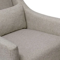 Babyletto Toco Swivel Glider + Stationary Ottoman 30 Babyletto Toco Swivel Glider + Stationary Ottoman -Babyletto Store M11287PGEW White Background 05