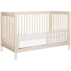 Babyletto Gelato 4-in-1 Convertible Crib With Toddler Bed Conversion Kit -Babyletto Store M12901NXW White Background 03 41c61a0c 6535 4db3 843a 20d00f03617c